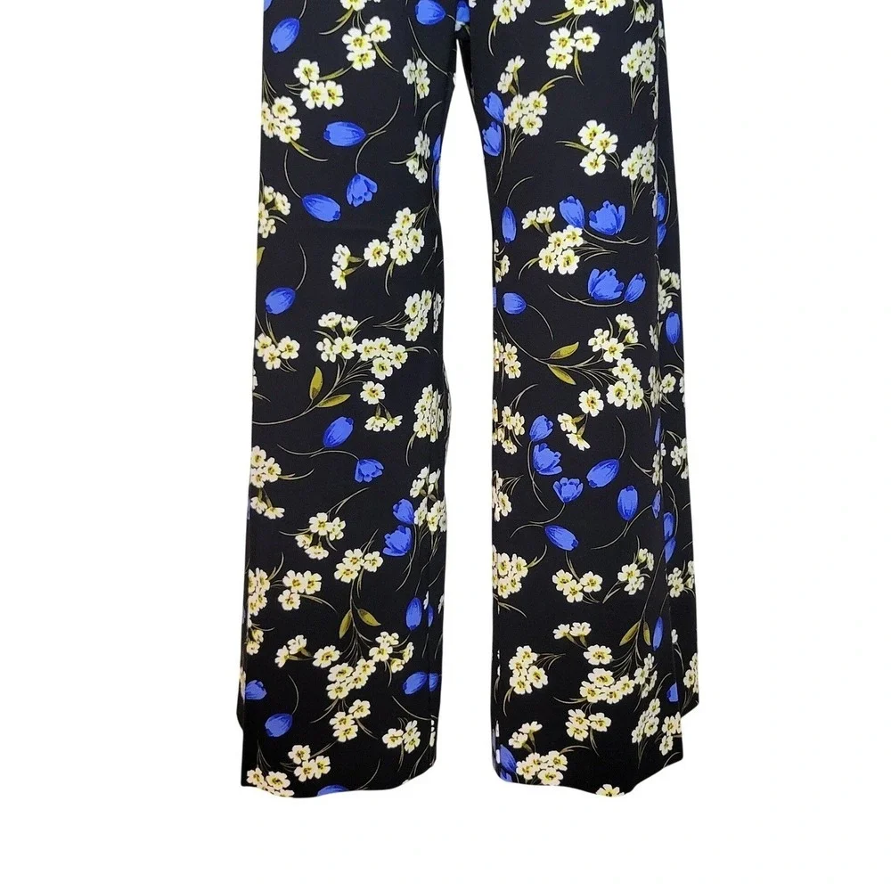 Anthropologie Maeve The Colette Floral Wide Leg Crop Pants 32 NWT Boho Summer